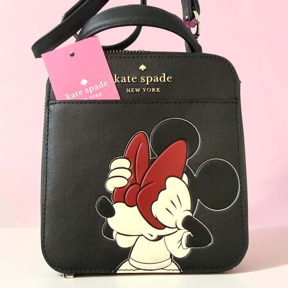 New With Tags Disney x Kate Spade New York Minnie Mouse Vanity Crossbody Bag